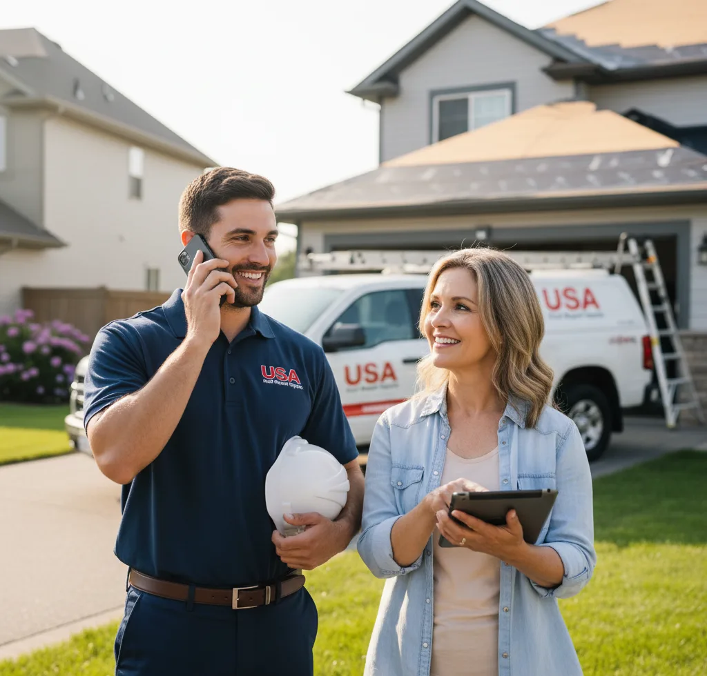 USA Roof Repair Experts customer support in Palm Desert
